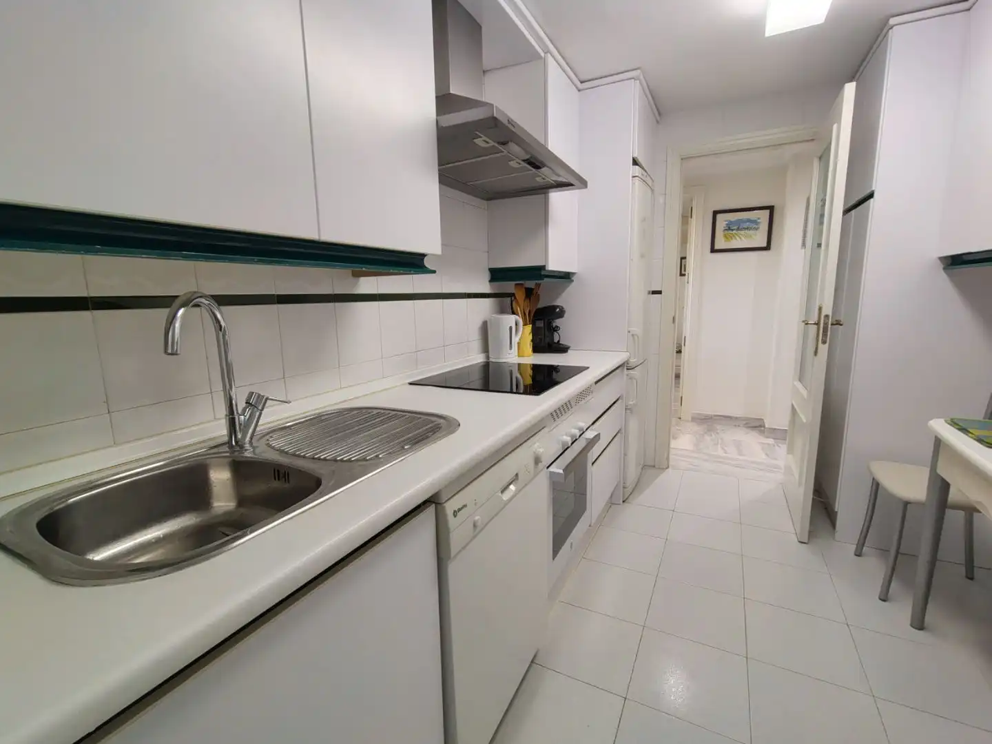 Küche von Wohnung zur Miete in Marbella mit Klimaanlage, Heizung und Terrasse