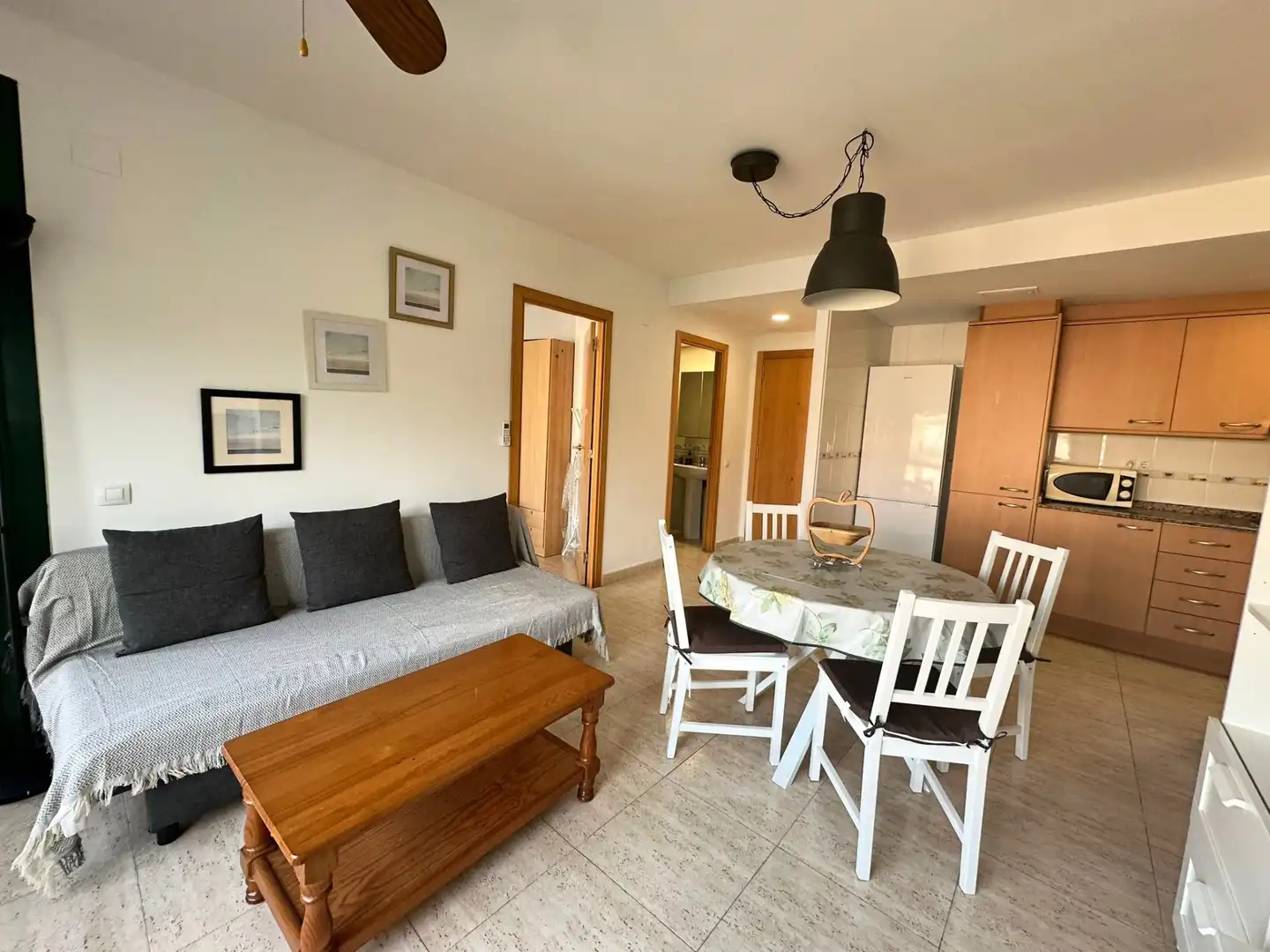Sala de estar de Apartamento de alquiler en Puerto