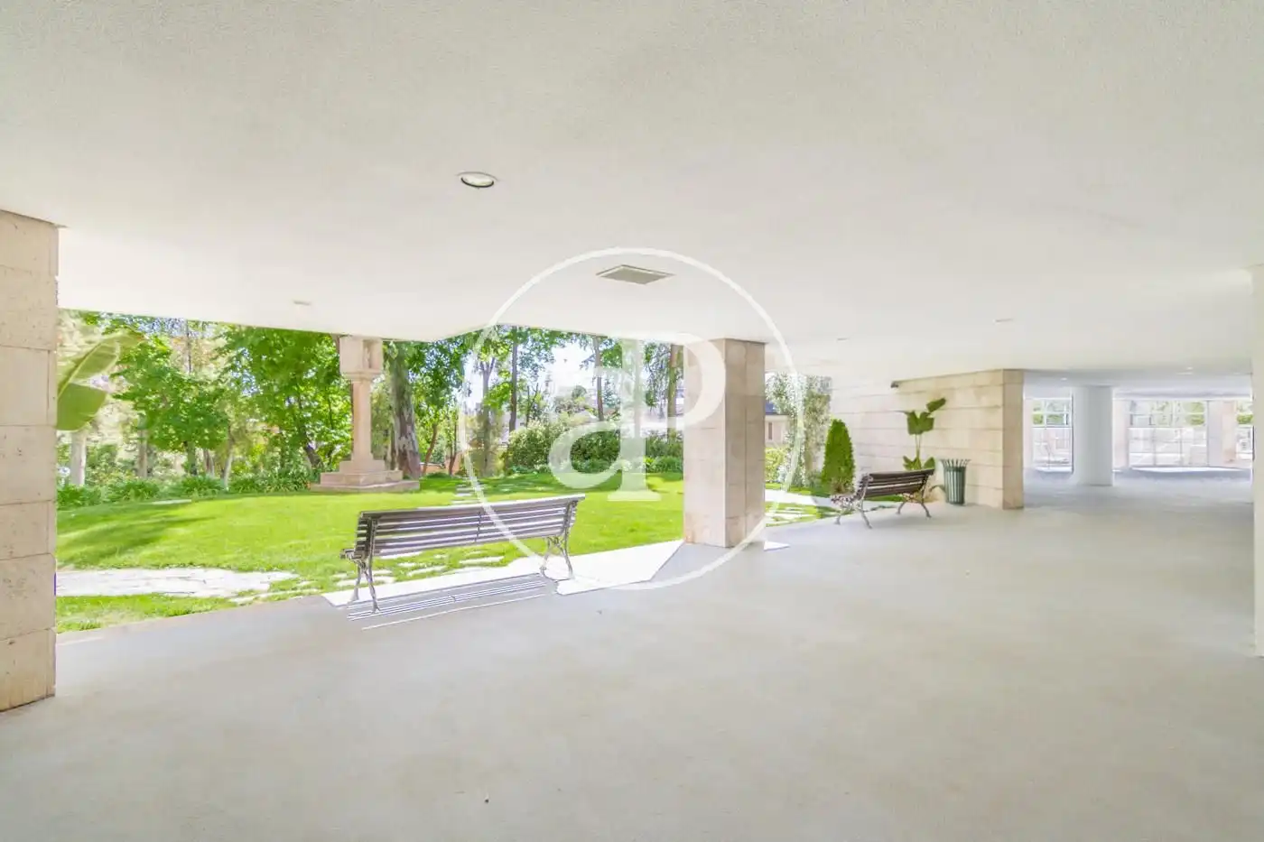 Terraza de Piso de alquiler en Madrid con Aire acondicionado, Calefacción y Jardín privado