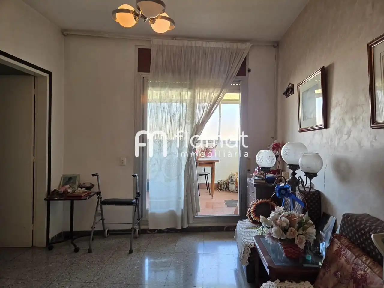 Sala de estar de Dúplex en venta en Badalona con Terraza