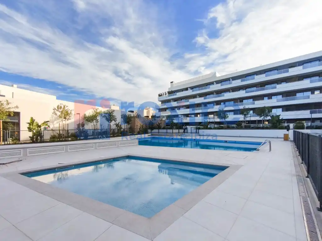 Piscina de Dúplex de lloguer en Eivissa amb Aire condicionat, Calefacció i Terrassa