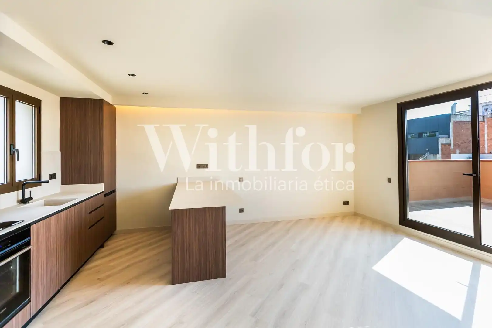 Cocina de Ático en venta en Barcelona con Calefacción, Terraza y Balcón