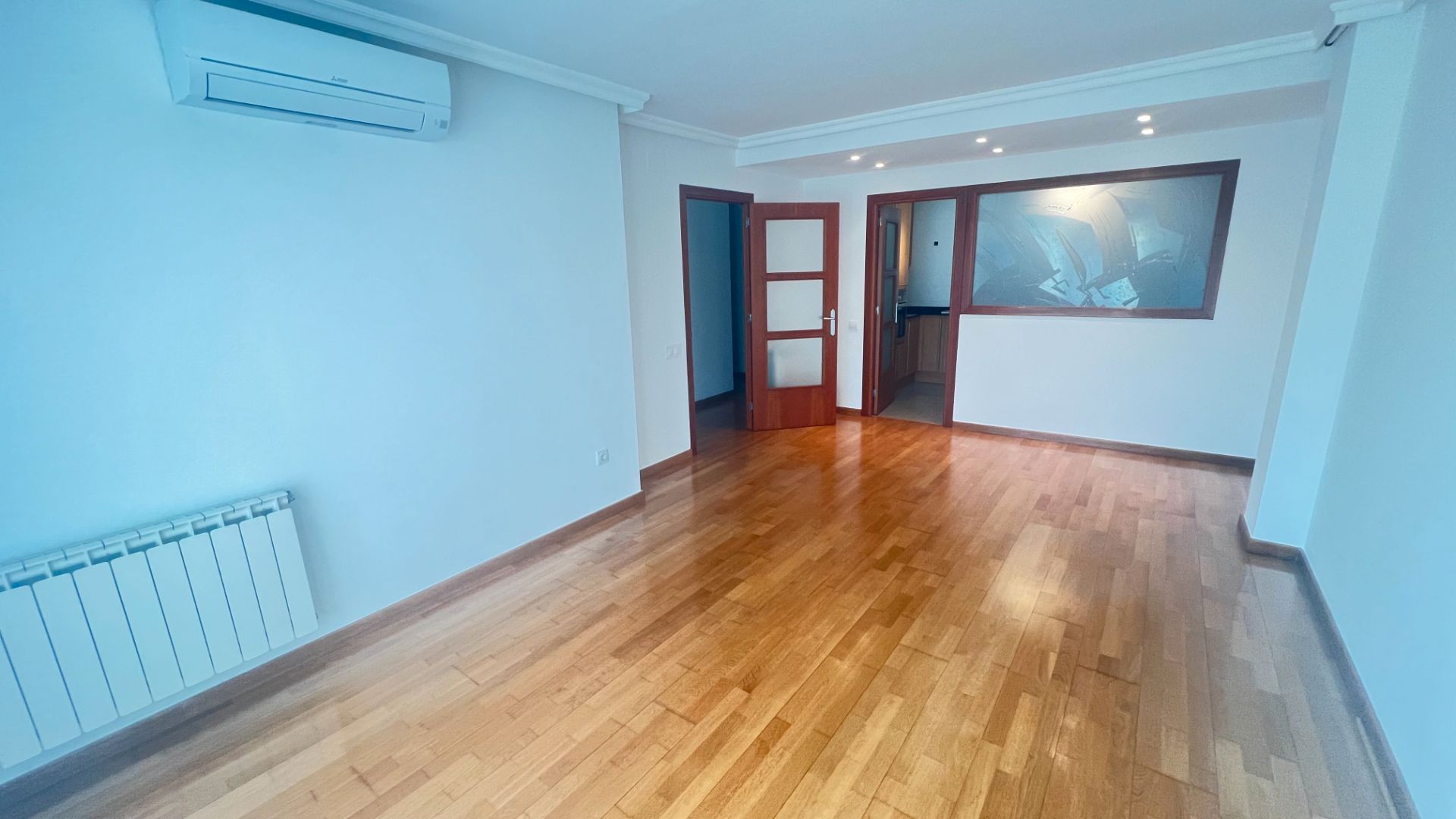 Sala d'estar de Pis de lloguer en Terrassa amb Aire condicionat, Calefacció i Parquet