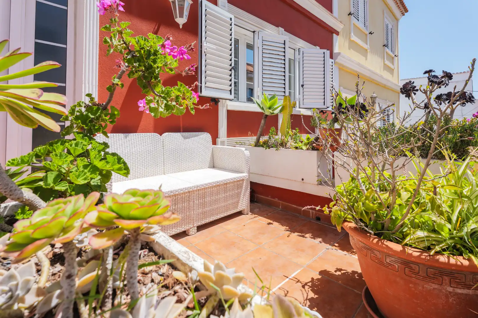 Terraza de Casa o chalet en venta en San Cristóbal de la Laguna con Calefacción, Jardín privado y Parquet