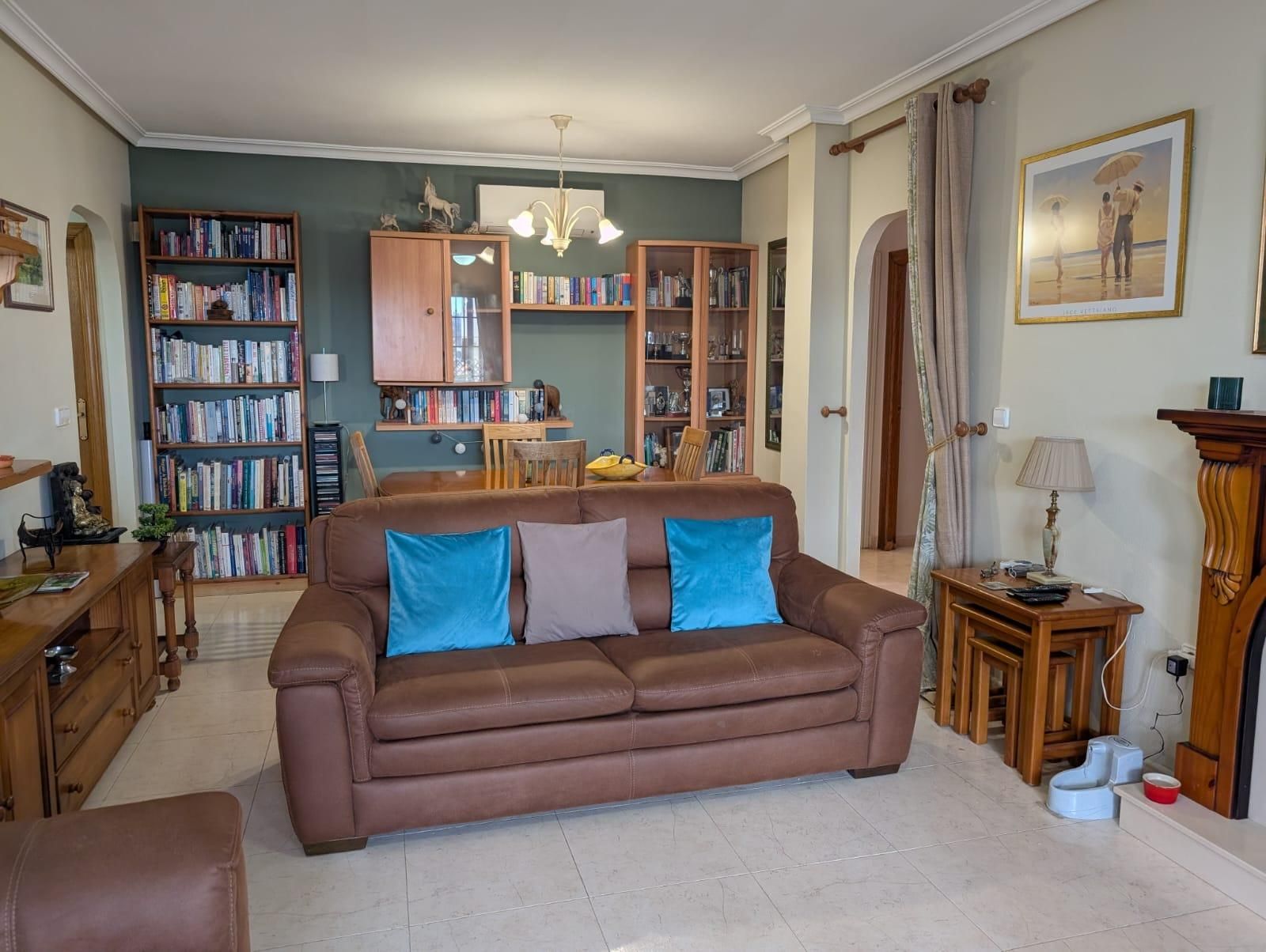 Living room of Flat for sale in Pilar de la Horadada  with Air Conditioner, Private garden and Terrace