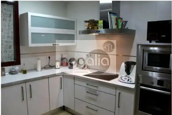 Kitchen of Flat for rent in Sevilla  with Air Conditioner, Private garden and Swimming Pool