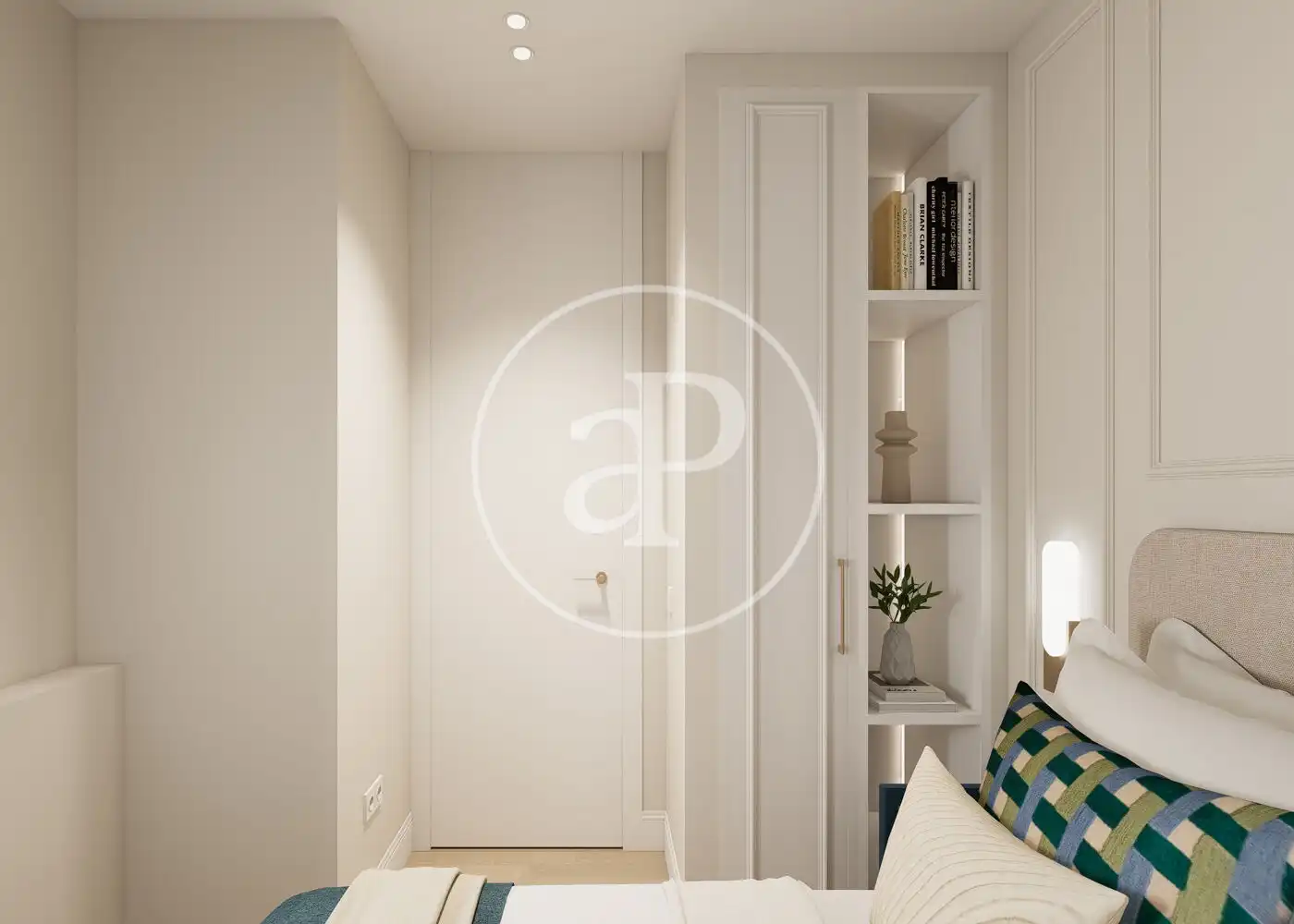 Bedroom of Flat for sale in Madrid  with Air Conditioner, Heating and Terrace