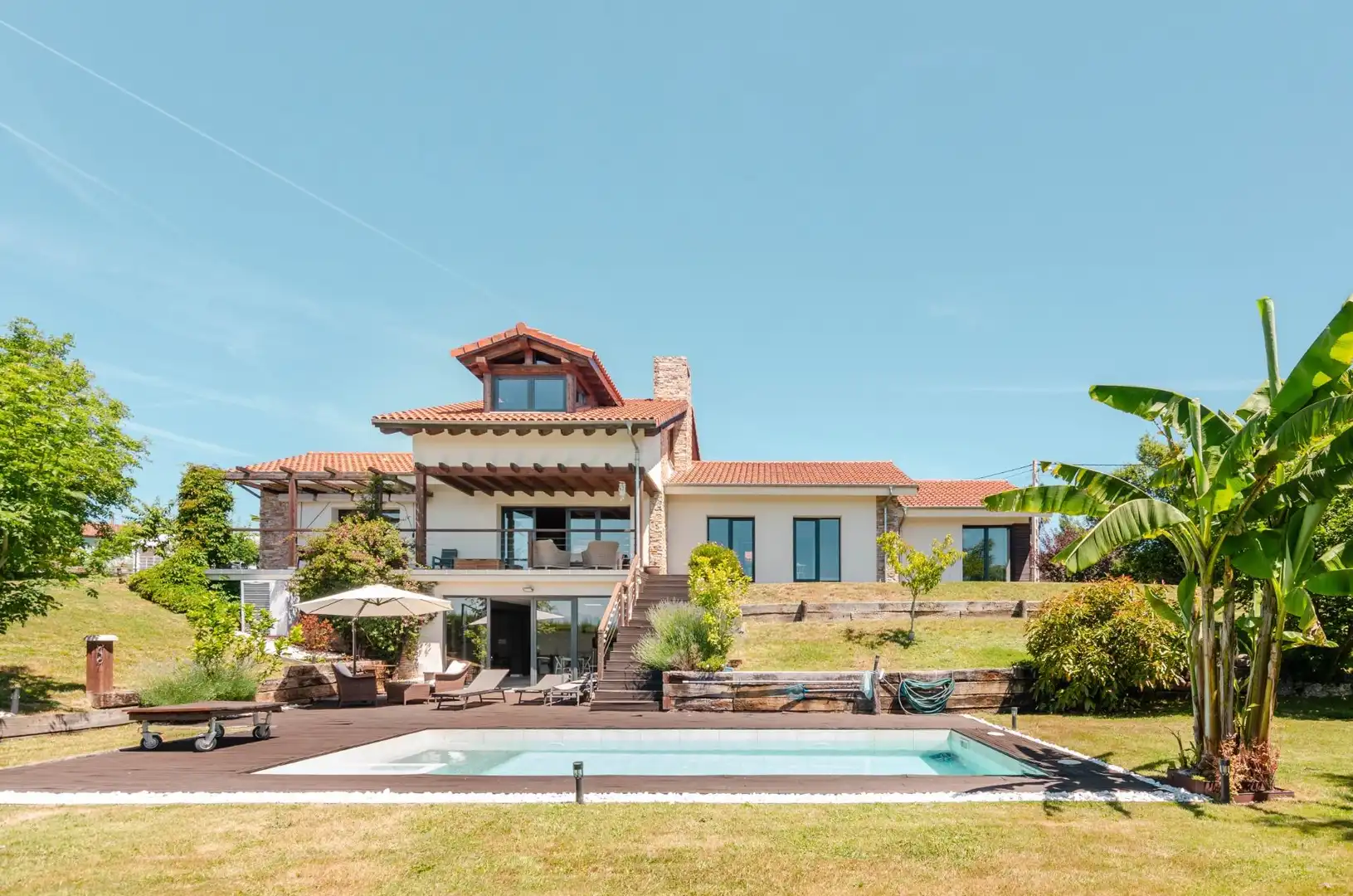 Vista exterior de Casa o chalet en venta en Siero con Aire acondicionado, Calefacción y Jardín privado