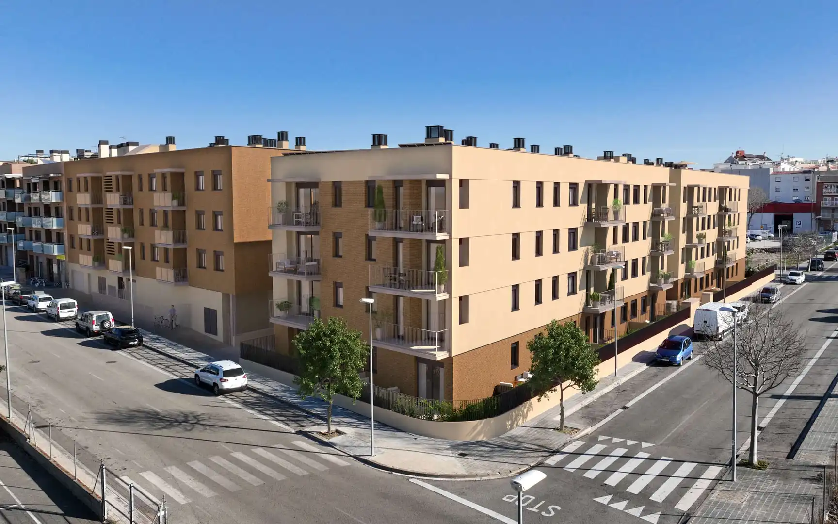 Vista exterior de Piso en venta en Torredembarra con Aire acondicionado, Calefacción y Jardín privado