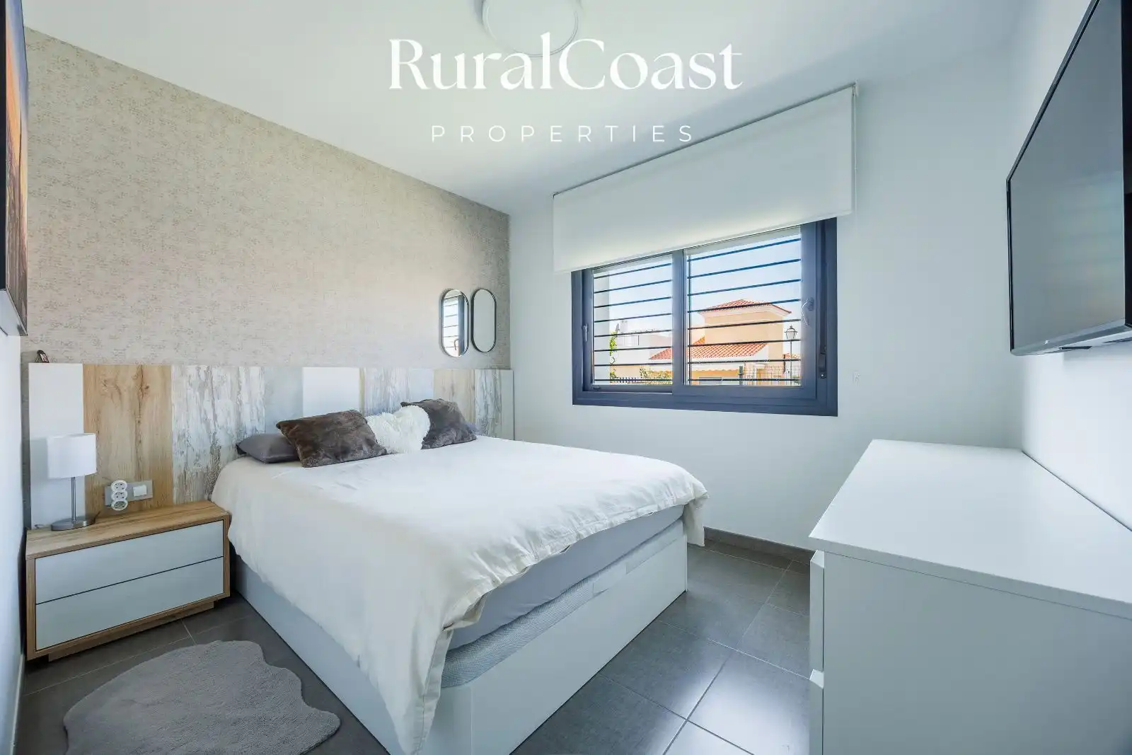 Habitación de Casa adosada en venta en Busot con Aire acondicionado, Calefacción y Terraza