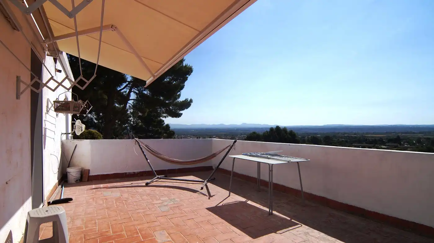 Terrasse von Country house zum Verkauf in Alcover mit Klimaanlage, Heizung und Privatgarten