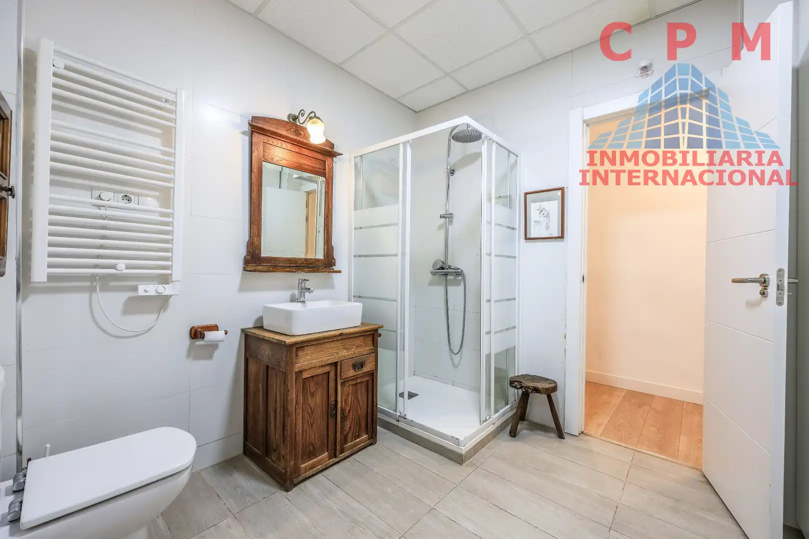 Badezimmer von Wohnung zur Miete in Madrid mit Klimaanlage, Heizung und Parkett