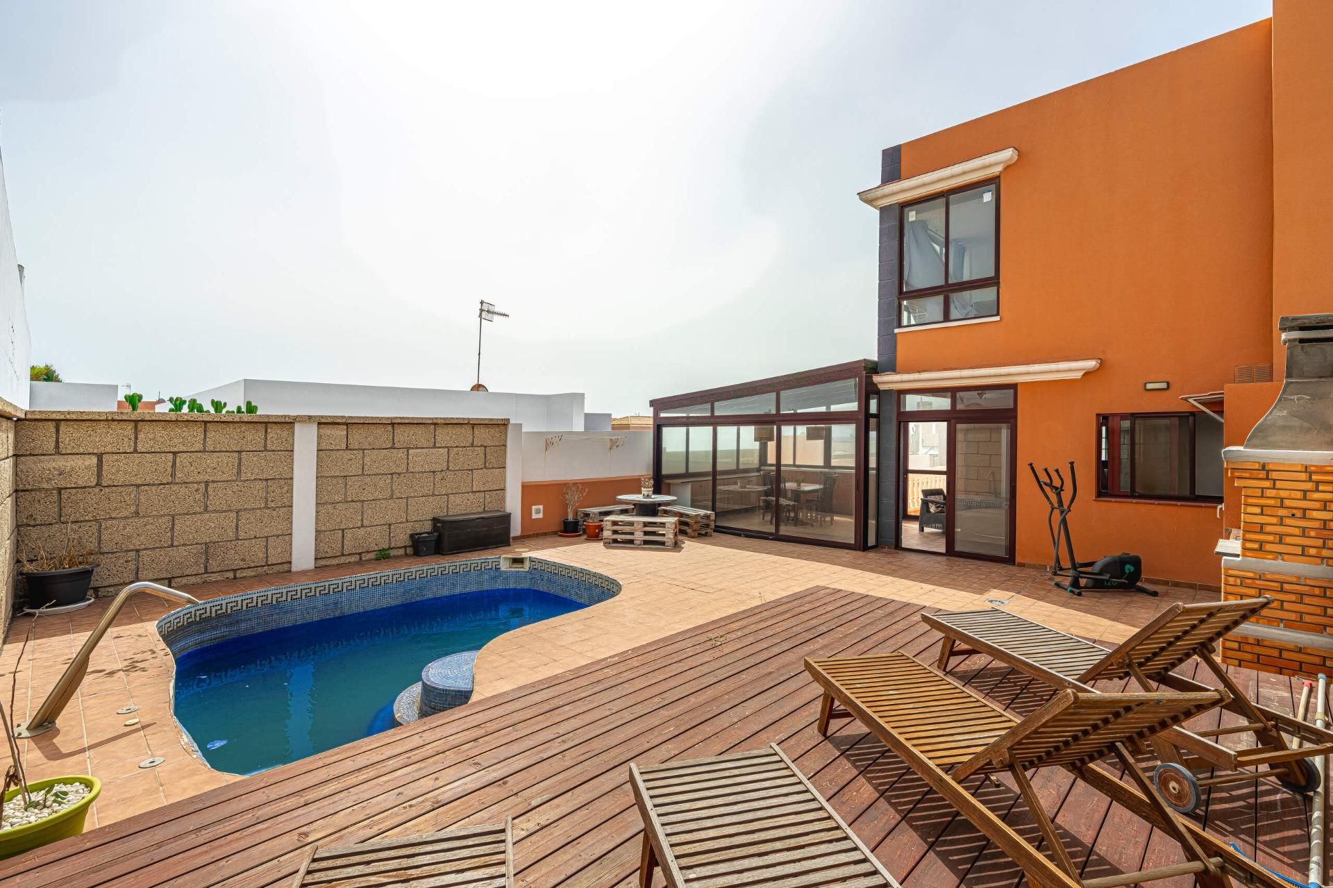 Terrace of House or chalet for sale in Granadilla de Abona  with Air Conditioner, Terrace and Balcony