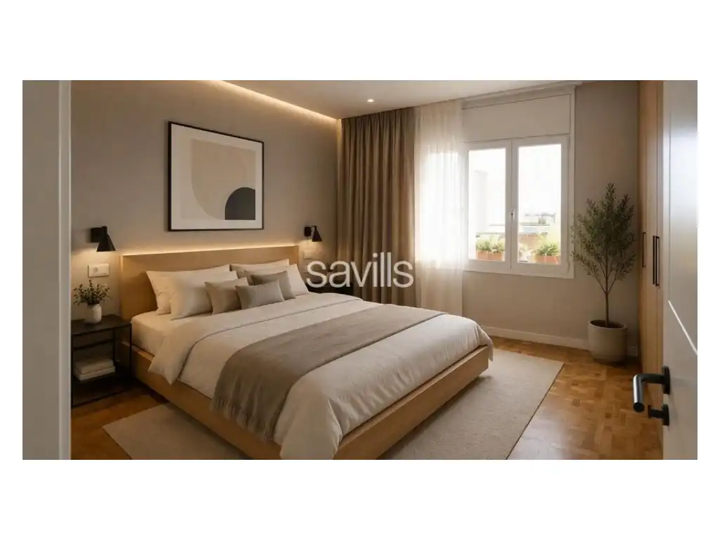 Bedroom of Apartments for rent in Barcelona  with Air Conditioner, Oven and Washing machine