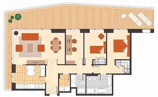 Piso en venta en Barcelona con Terraza y Piscina comunitaria