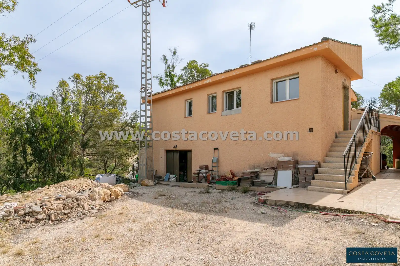 Außenansicht von Haus oder Chalet zum Verkauf in El Campello mit Klimaanlage, Privatgarten und Terrasse
