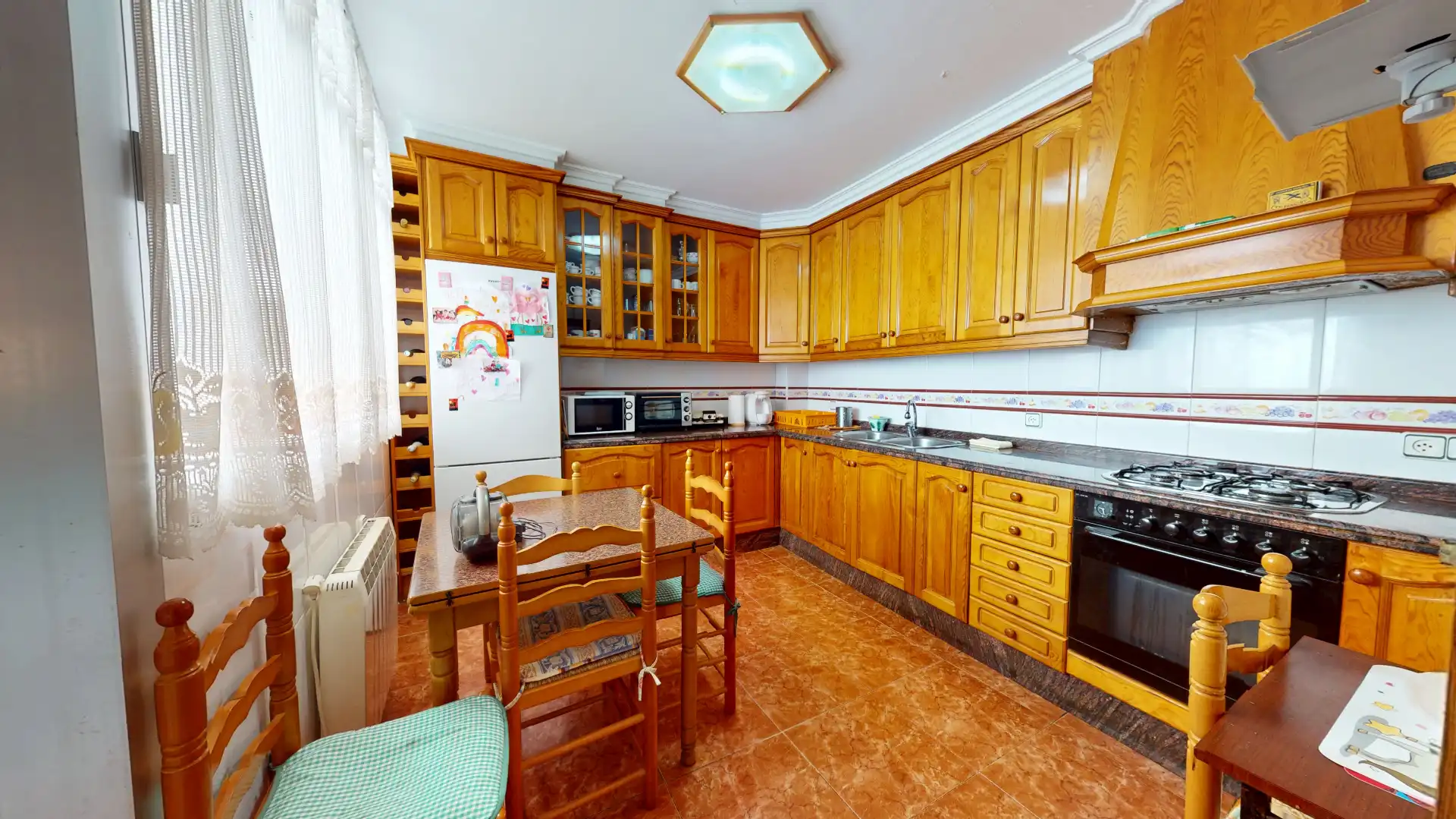 Cocina de Piso en venta en Torremanzanas / La Torre de les Maçanes con Calefacción, Terraza y Amueblado