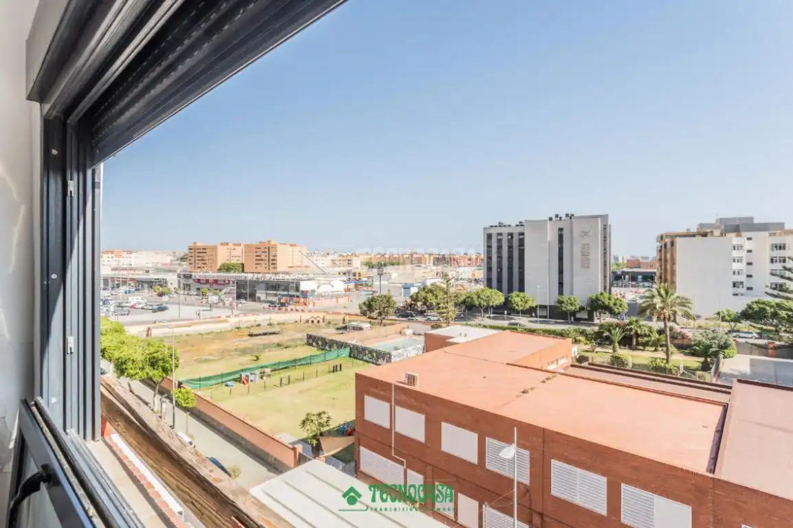 Exterior view of Flat for sale in Almería  with Air Conditioner