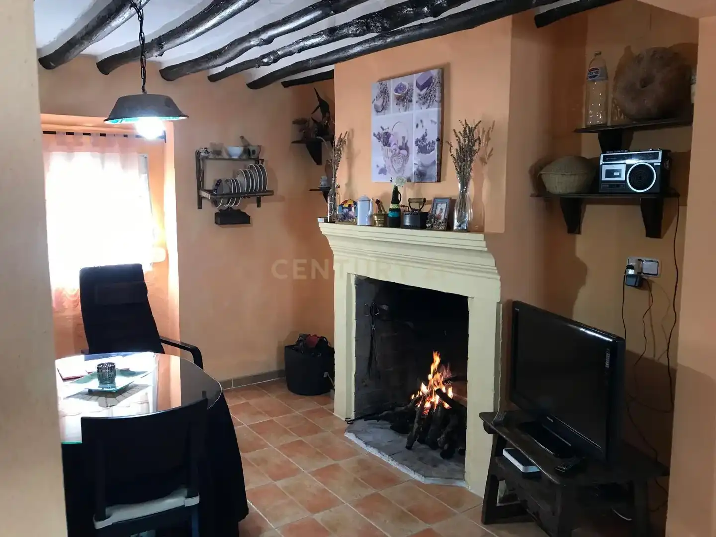 Sala de estar de Casa o chalet en venta en Colomera con Jardín privado, Trastero y Piscina