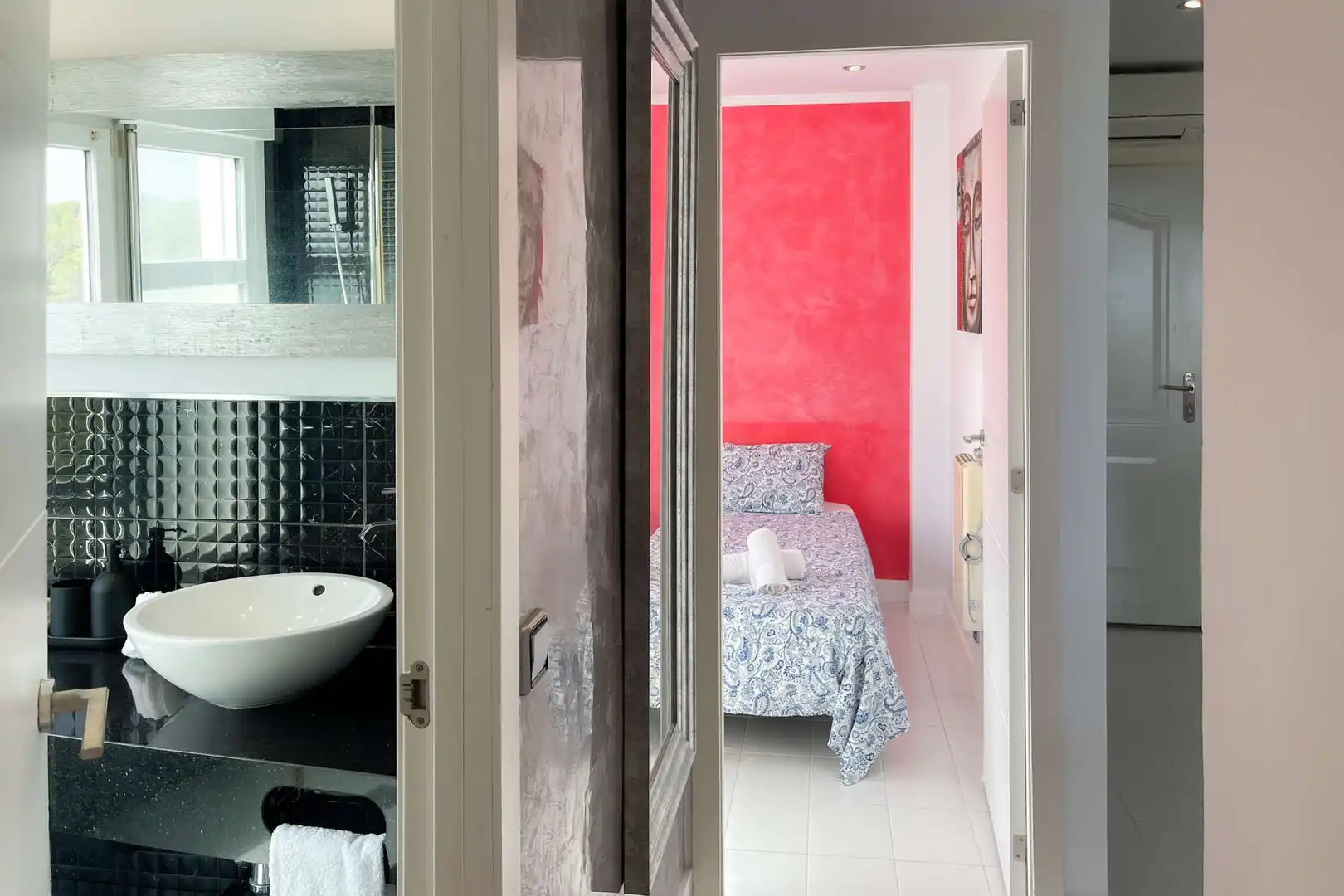Baño de Ático de alquiler en Son Servera con Aire acondicionado, Terraza y Amueblado