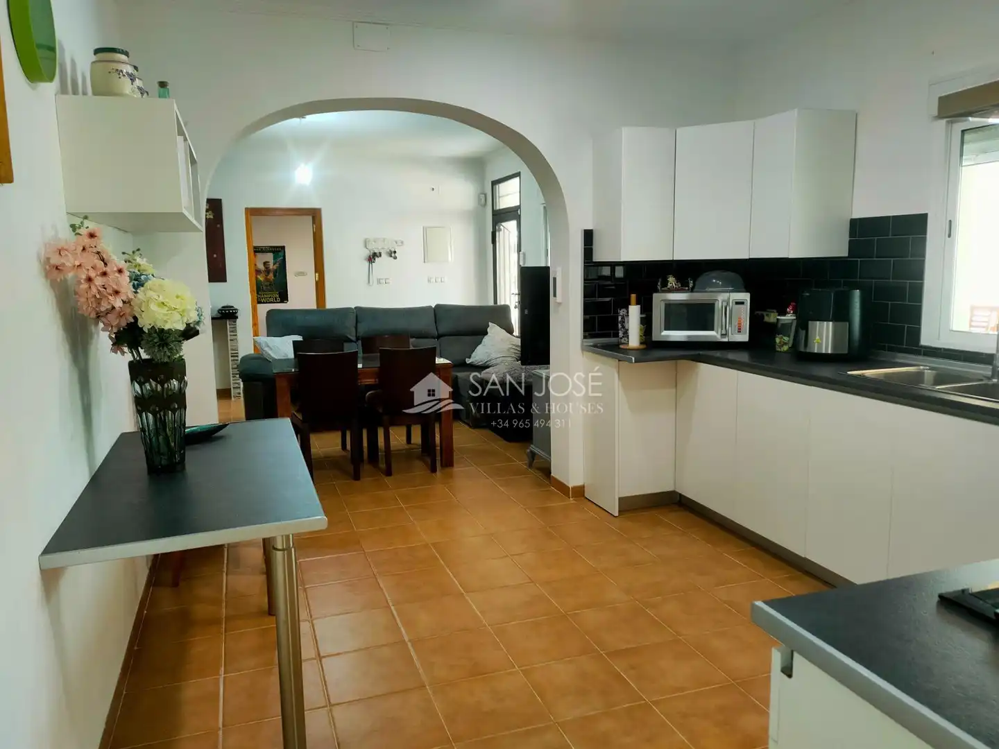 Cocina de Casa o chalet en venta en Aspe con Calefacción, Jardín privado y Trastero