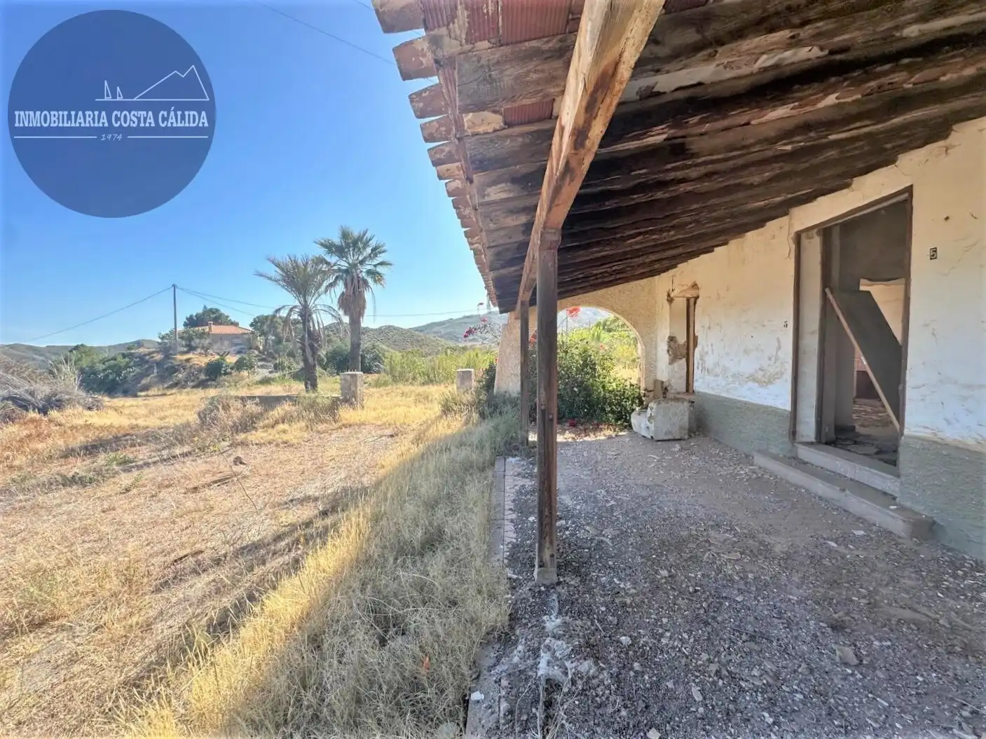 Vista exterior de Finca rústica en venda en Águilas amb Jardí privat, Terrassa i Traster