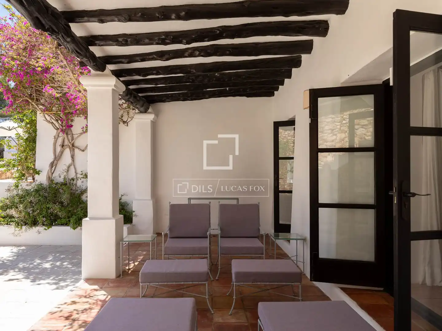 Terrace of Country homes for sale in Santa Eulària des Riu  with Furnished