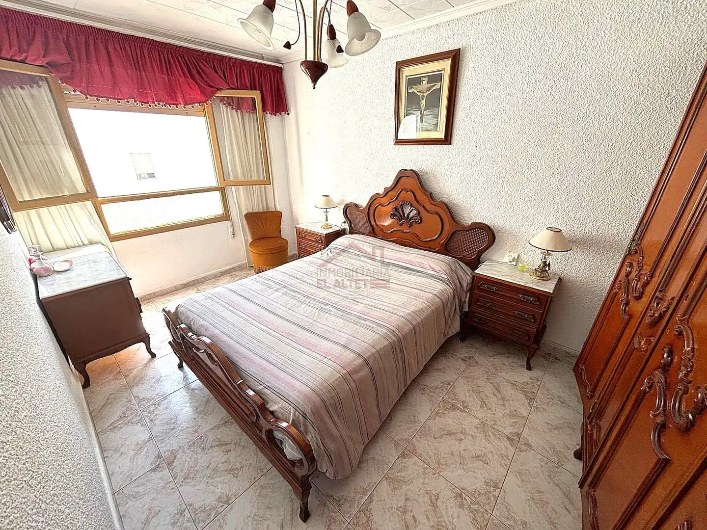 Bedroom of Flat for sale in Elche / Elx  with Furnished, Oven and Balcony