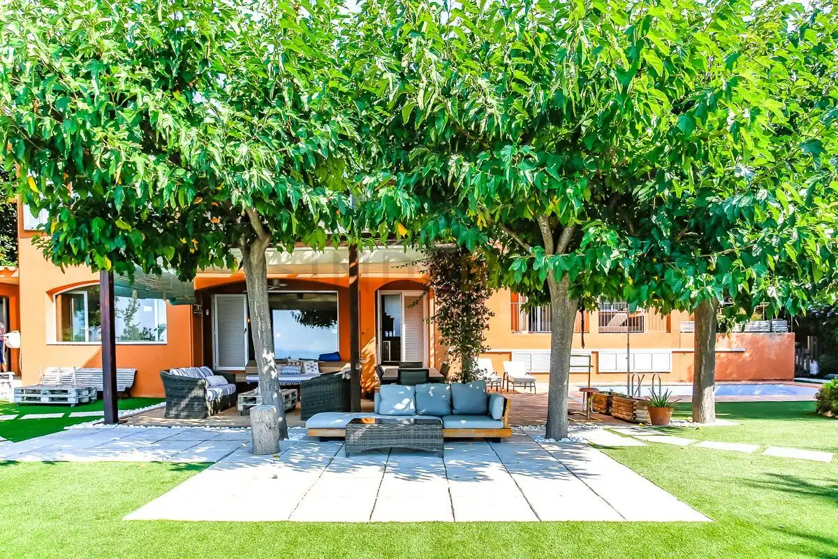 Terrassa de Casa o xalet de lloguer en Vilanova i la Geltrú amb Aire condicionat, Calefacció i Jardí privat