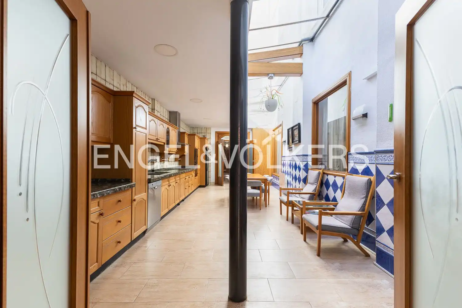 Cocina de Casa o chalet en venta en Alberic con Aire acondicionado, Calefacción y Terraza