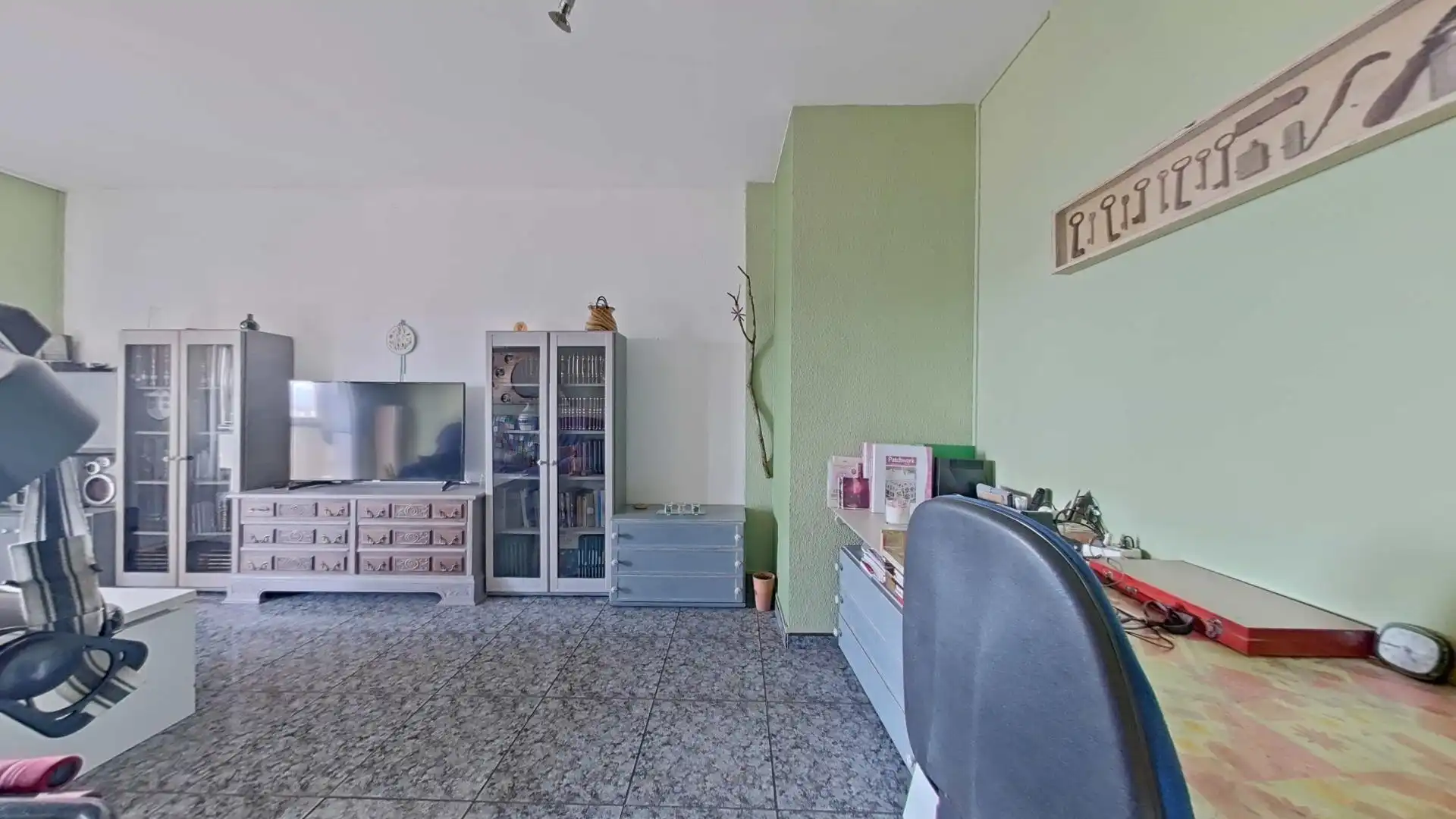 Sala d'estar de Àtic en venda en Sabadell amb Aire condicionat, Moblat i Balcó