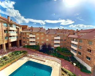 Exterior view of Flat for sale in Segovia Capital  with Air Conditioner and Terrace