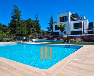 Swimming pool of Flat to rent in Oleiros  with Heating, Parquet flooring and Terrace