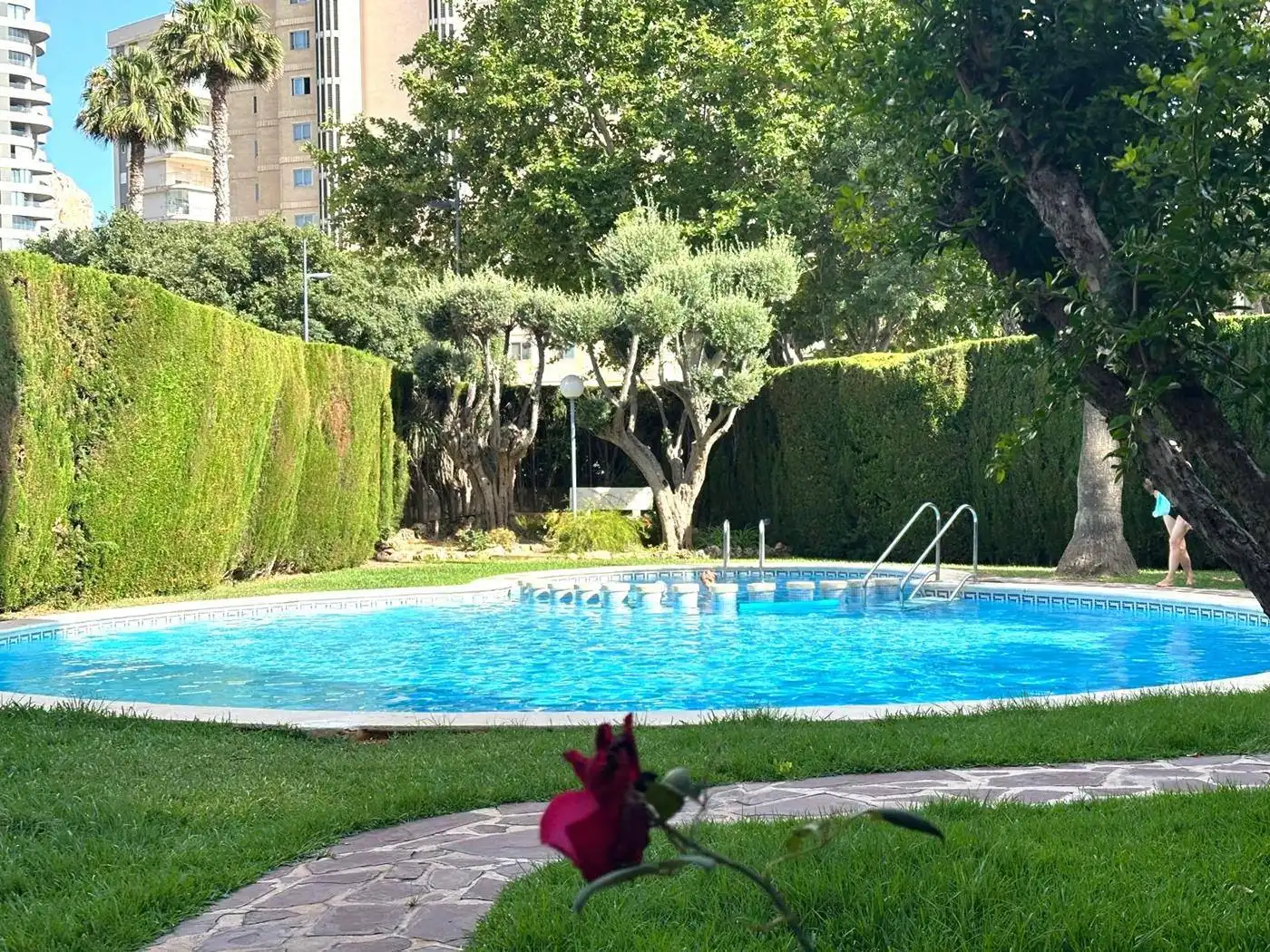 Schwimmbecken von Wohnungen zum Verkauf in Calpe / Calp mit Terrasse, Möbliert und Gemeinschaftspool