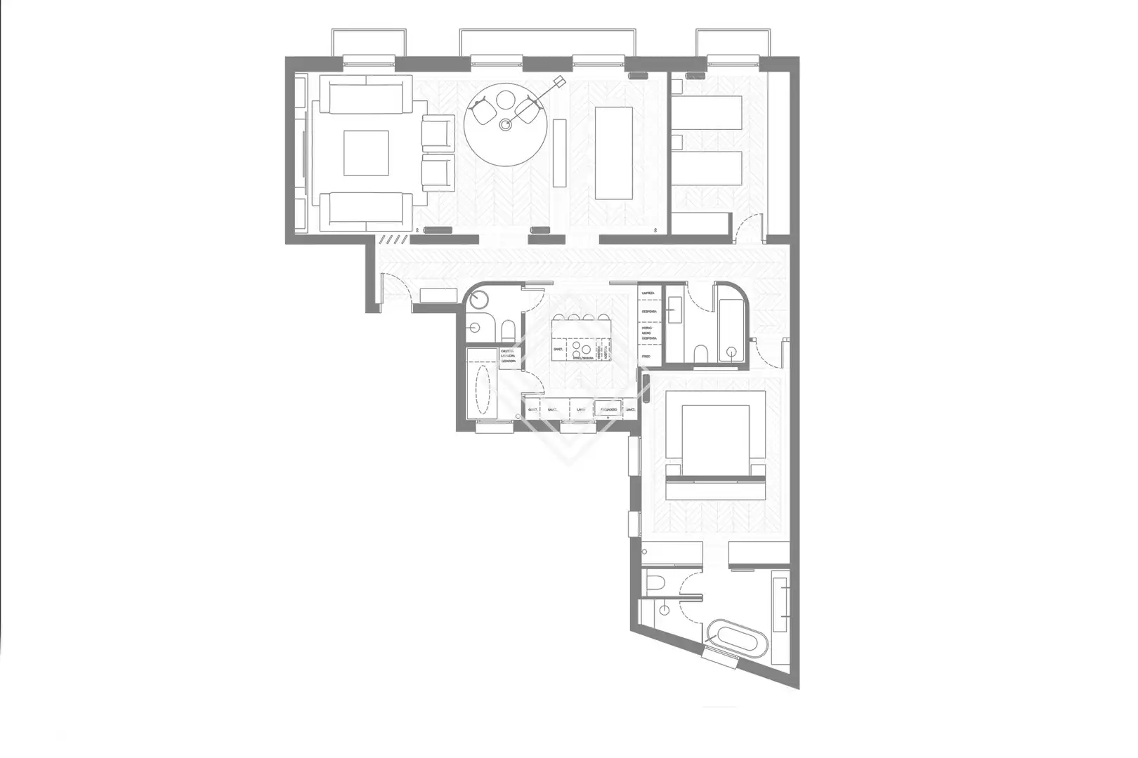 Appartamento con ascensore in vendita a Barrio de Salamanca, imagen 46