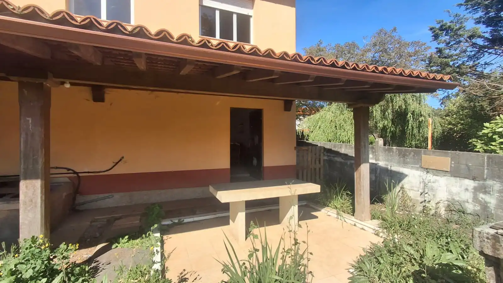 Vista exterior de Casa o xalet en venda en Porto do Son amb Jardí privat, Terrassa i Traster