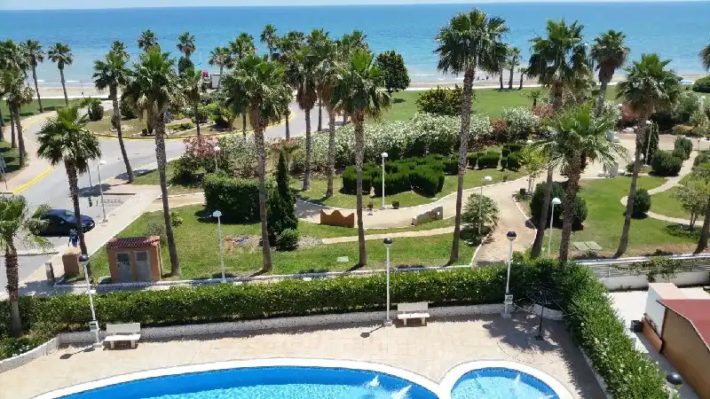 Garten von Wohnungen zur Miete in Oropesa del Mar / Orpesa mit Klimaanlage, Terrasse und Möbliert