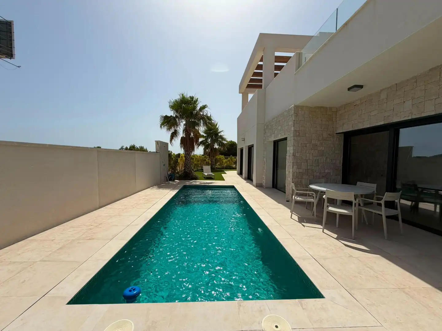 Piscina de Casa o xalet de lloguer en Finestrat amb Aire condicionat, Jardí privat i Terrassa