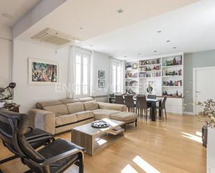 Living room of Attic for sale in  Madrid Capital  with Air Conditioner, Heating and Terrace