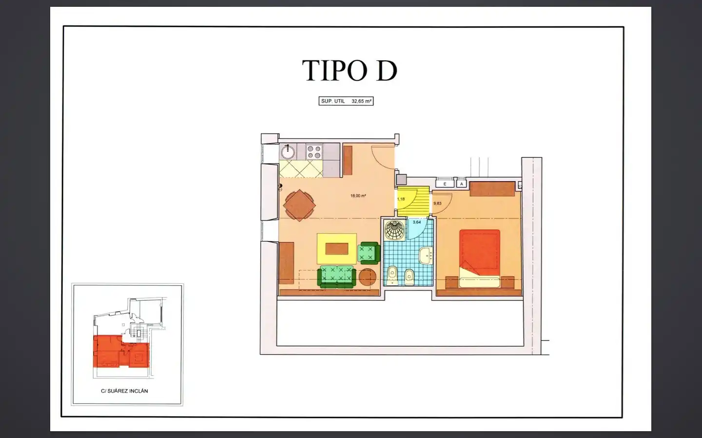 Piso en venta en Cudillero con Calefacción, Parquet y Amueblado