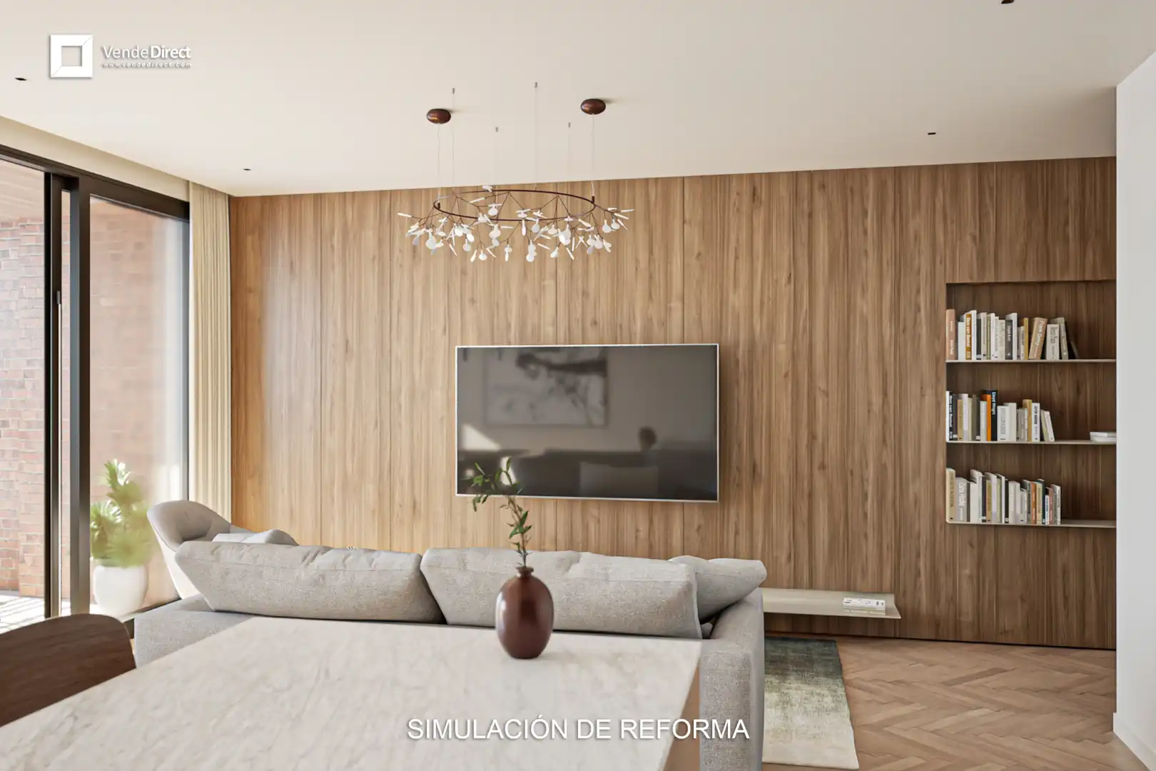 Living room of Flat for sale in Madrid  with Air Conditioner, Heating and Terrace
