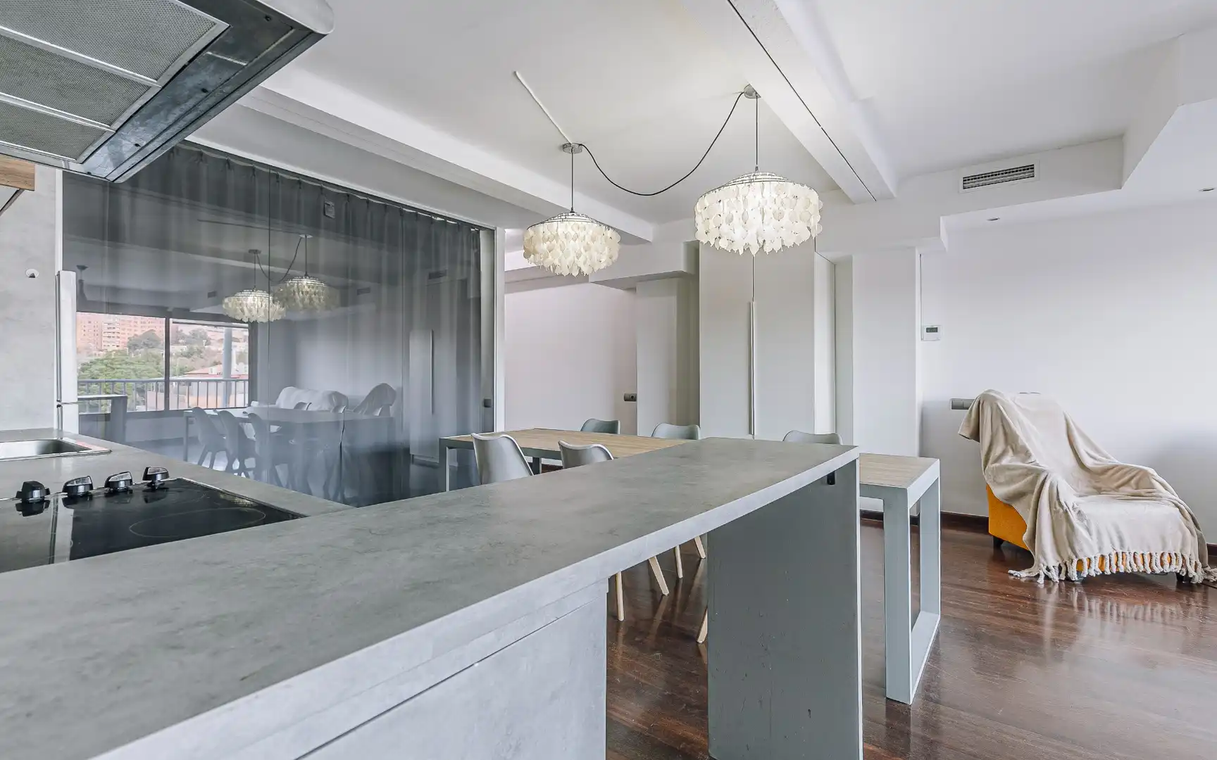 Küche von Wohnung zum Verkauf in Barcelona mit Klimaanlage, Heizung und Möbliert