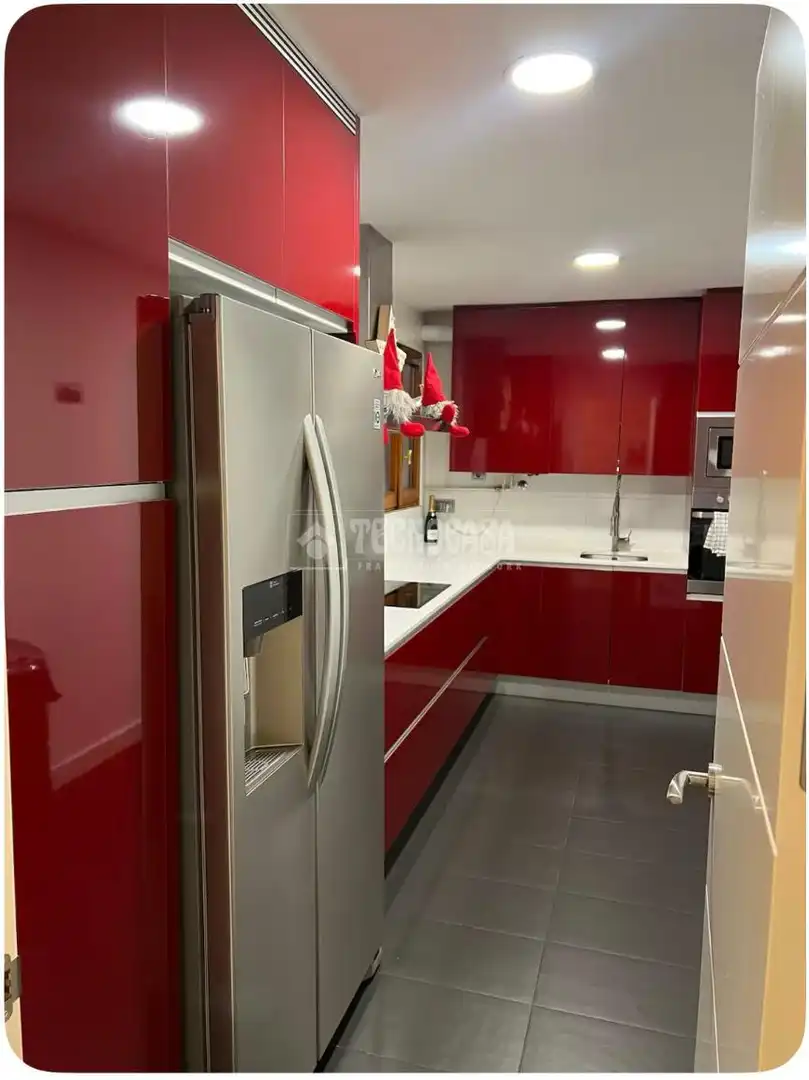 Cocina de Piso de alquiler en Madrid con Balcón