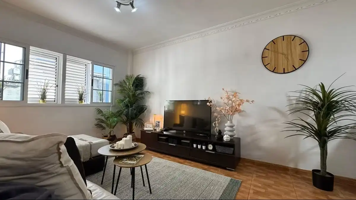 Living room of Flat for sale in Guía de Isora  with Terrace, Storage room and Furnished