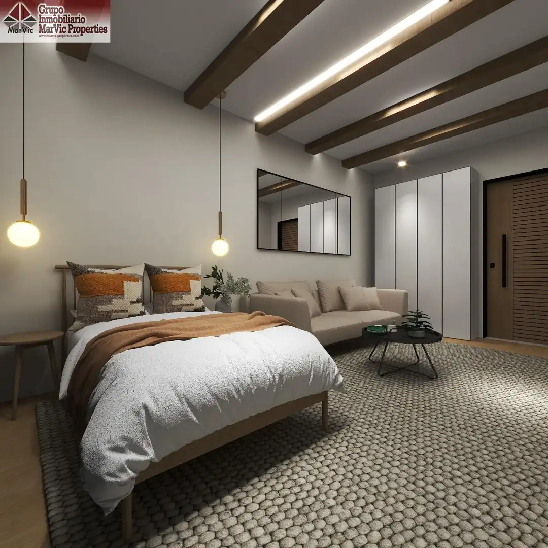 Habitación de Apartamento en venta en Villajoyosa / La Vila Joiosa con Aire acondicionado, Terraza y Amueblado