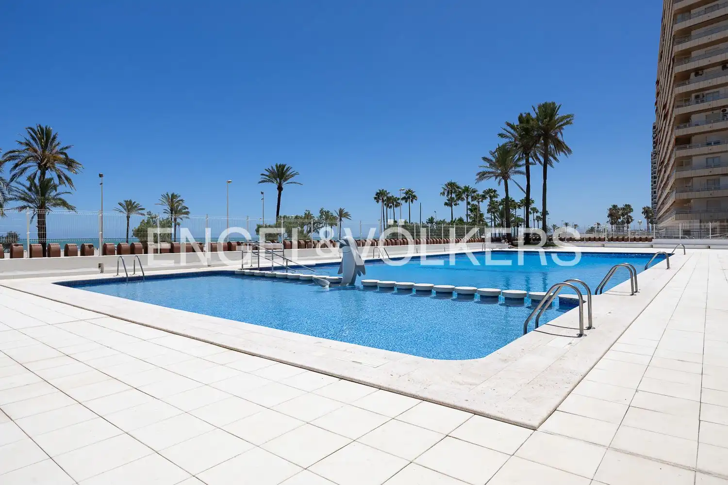 Swimming pool of Flat for rent in Cullera  with Heating, Terrace and Swimming Pool