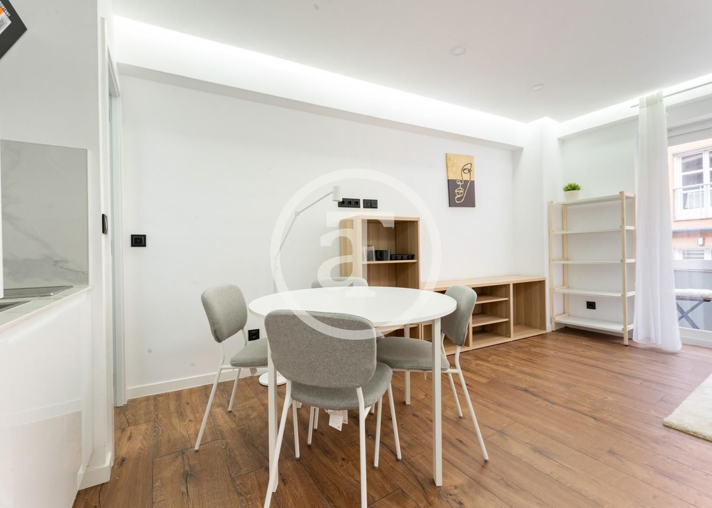 Dining room of Study for rent in  Madrid Capital  with Heating, Furnished and Washing machine