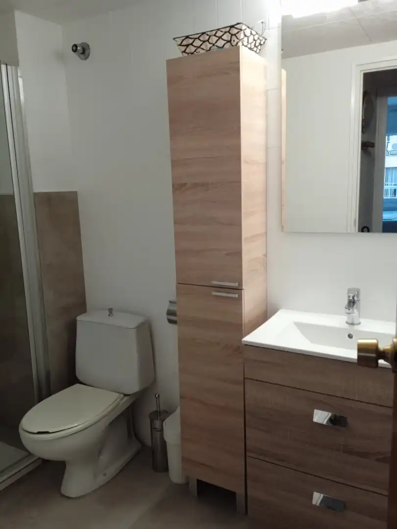 Baño de Estudio en venta en Pineda de Mar con Parquet, Amueblado y Horno