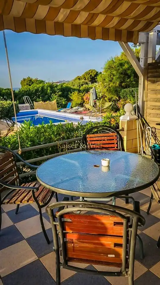 Terrassa de Finca rústica en venda en Albatera amb Aire condicionat, Jardí privat i Piscina