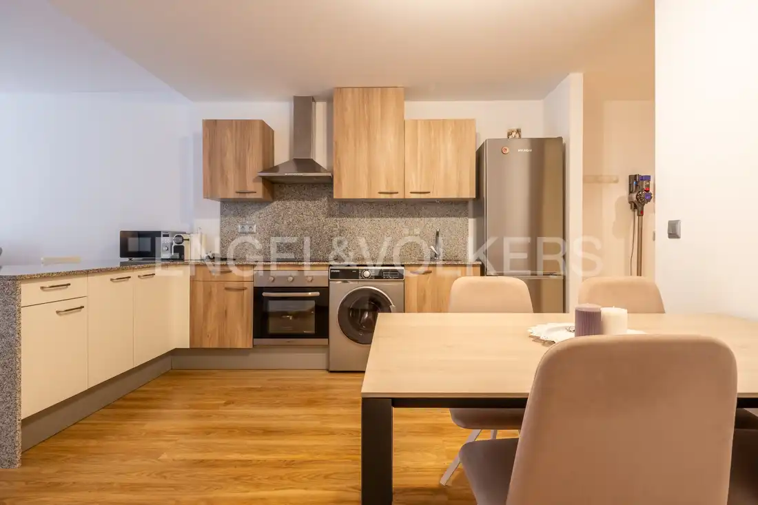 Cocina de Piso de alquiler en La Massana con Calefacción, Parquet y Terraza